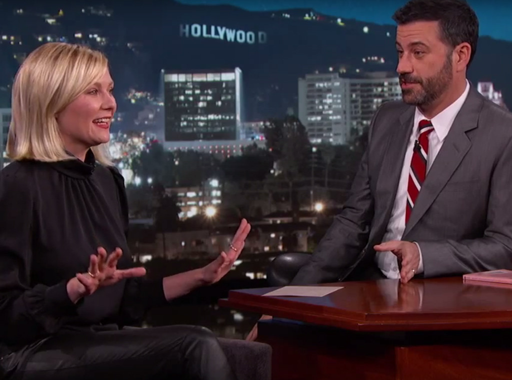 Kirsten Dunst, Jimmy Kimmel, Jimmy Kimmel Live Kirsten Dunst, Jimmy Kimmel, Jimmy Kimmel Live